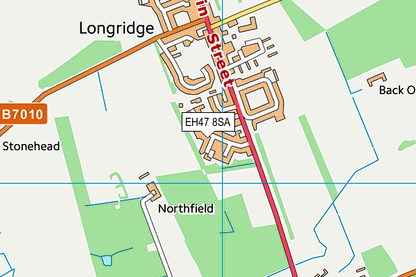 EH47 8SA map - OS VectorMap District (Ordnance Survey) EH47 8SA map - OS VectorMap District (Ordnance Survey)