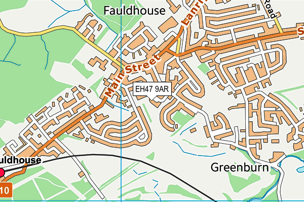 EH47 9AR map - OS VectorMap District (Ordnance Survey) EH47 9AR map - OS VectorMap District (Ordnance Survey)