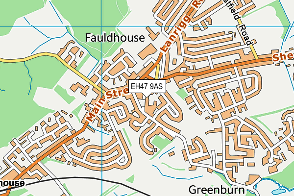 EH47 9AS map - OS VectorMap District (Ordnance Survey) EH47 9AS map - OS VectorMap District (Ordnance Survey)