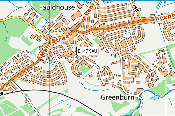 EH47 9AU map - OS VectorMap District (Ordnance Survey) EH47 9AU map - OS VectorMap District (Ordnance Survey)