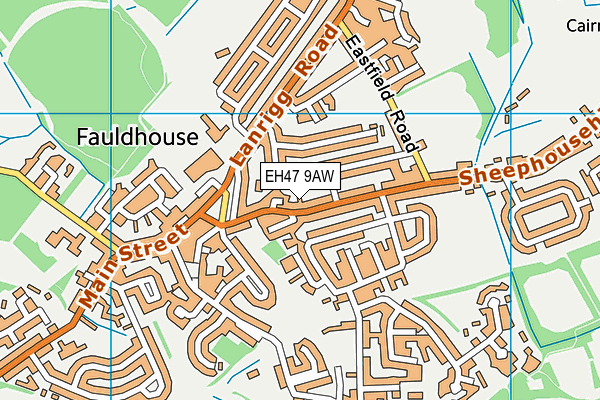 EH47 9AW map - OS VectorMap District (Ordnance Survey) EH47 9AW map - OS VectorMap District (Ordnance Survey)