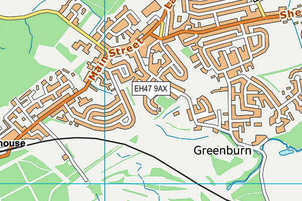 EH47 9AX map - OS VectorMap District (Ordnance Survey) EH47 9AX map - OS VectorMap District (Ordnance Survey)