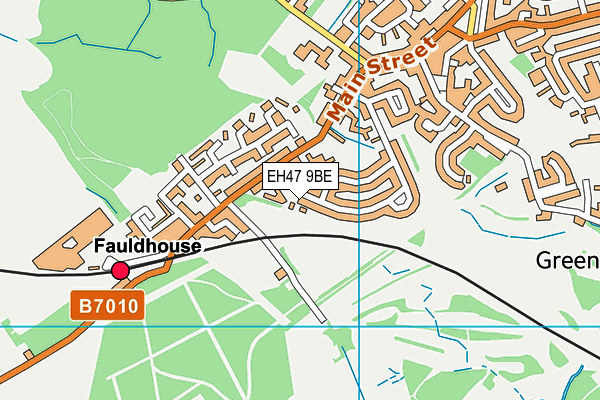 EH47 9BE map - OS VectorMap District (Ordnance Survey) EH47 9BE map - OS VectorMap District (Ordnance Survey)