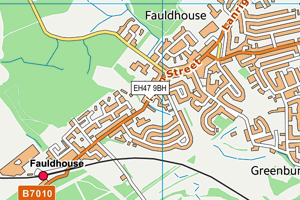 EH47 9BH map - OS VectorMap District (Ordnance Survey) EH47 9BH map - OS VectorMap District (Ordnance Survey)