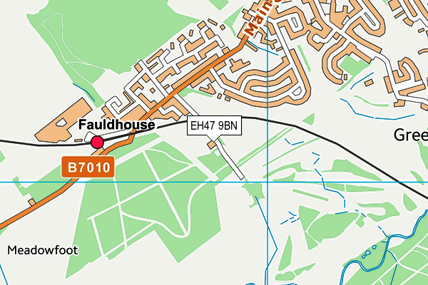 EH47 9BN map - OS VectorMap District (Ordnance Survey) EH47 9BN map - OS VectorMap District (Ordnance Survey)
