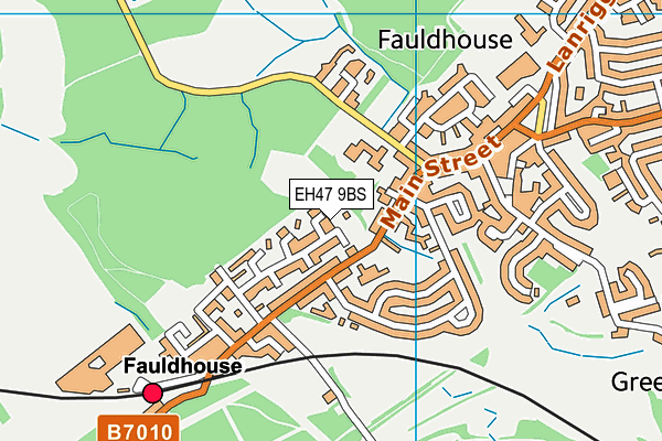 EH47 9BS map - OS VectorMap District (Ordnance Survey) EH47 9BS map - OS VectorMap District (Ordnance Survey)