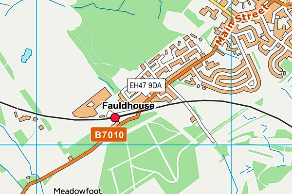 EH47 9DA map - OS VectorMap District (Ordnance Survey) EH47 9DA map - OS VectorMap District (Ordnance Survey)
