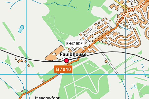 EH47 9DF map - OS VectorMap District (Ordnance Survey) EH47 9DF map - OS VectorMap District (Ordnance Survey)