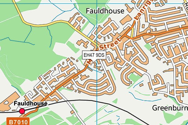 EH47 9DS map - OS VectorMap District (Ordnance Survey) EH47 9DS map - OS VectorMap District (Ordnance Survey)