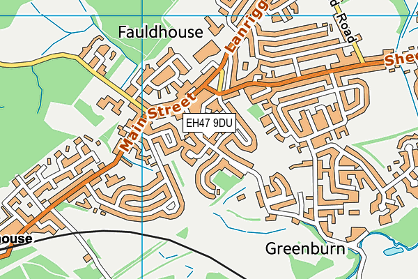 EH47 9DU map - OS VectorMap District (Ordnance Survey) EH47 9DU map - OS VectorMap District (Ordnance Survey)
