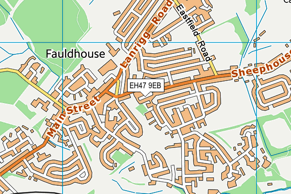 EH47 9EB map - OS VectorMap District (Ordnance Survey) EH47 9EB map - OS VectorMap District (Ordnance Survey)