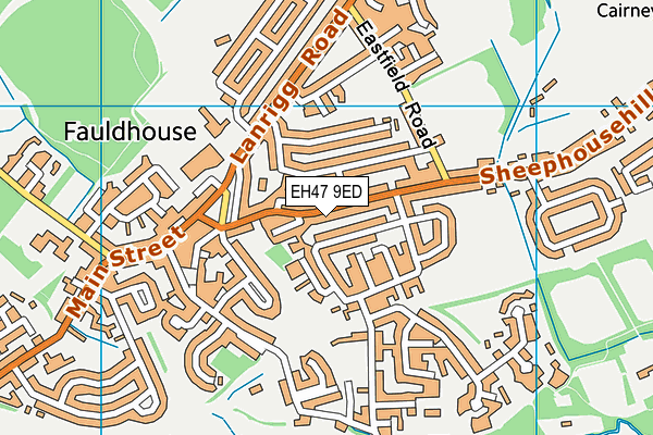 EH47 9ED map - OS VectorMap District (Ordnance Survey) EH47 9ED map - OS VectorMap District (Ordnance Survey)
