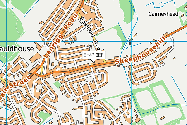 EH47 9EF map - OS VectorMap District (Ordnance Survey) EH47 9EF map - OS VectorMap District (Ordnance Survey)