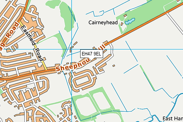 EH47 9EL map - OS VectorMap District (Ordnance Survey) EH47 9EL map - OS VectorMap District (Ordnance Survey)