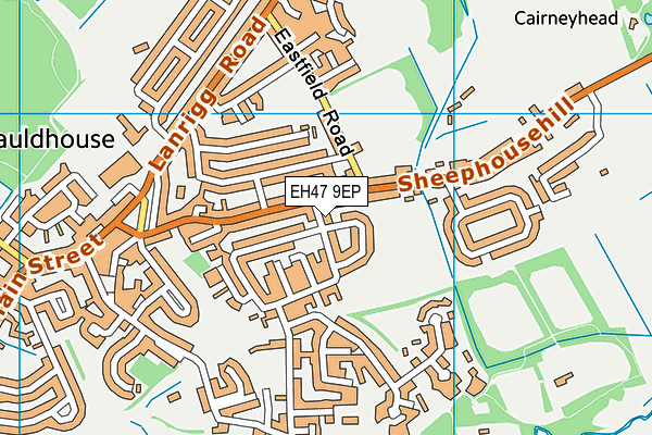 EH47 9EP map - OS VectorMap District (Ordnance Survey) EH47 9EP map - OS VectorMap District (Ordnance Survey)