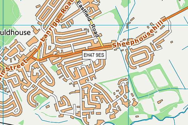 EH47 9ES map - OS VectorMap District (Ordnance Survey) EH47 9ES map - OS VectorMap District (Ordnance Survey)