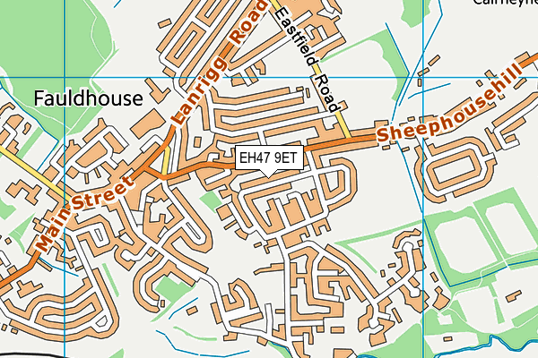 EH47 9ET map - OS VectorMap District (Ordnance Survey) EH47 9ET map - OS VectorMap District (Ordnance Survey)