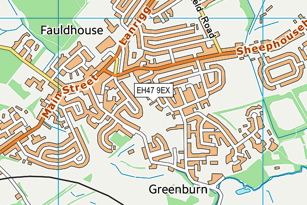 EH47 9EX map - OS VectorMap District (Ordnance Survey) EH47 9EX map - OS VectorMap District (Ordnance Survey)