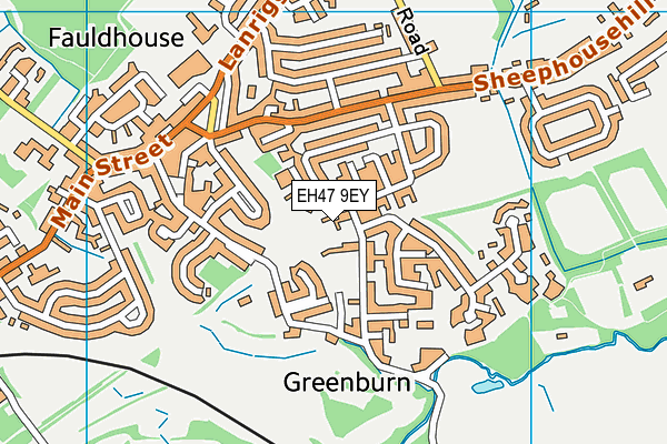 EH47 9EY map - OS VectorMap District (Ordnance Survey) EH47 9EY map - OS VectorMap District (Ordnance Survey)