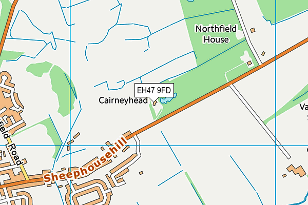 EH47 9FD map - OS VectorMap District (Ordnance Survey) EH47 9FD map - OS VectorMap District (Ordnance Survey)