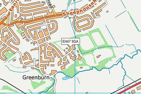 EH47 9GA map - OS VectorMap District (Ordnance Survey) EH47 9GA map - OS VectorMap District (Ordnance Survey)