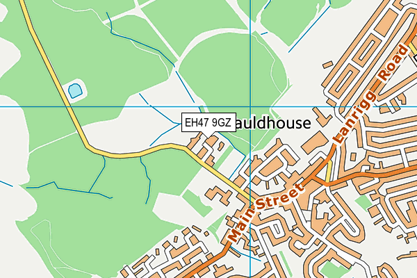 EH47 9GZ map - OS VectorMap District (Ordnance Survey) EH47 9GZ map - OS VectorMap District (Ordnance Survey)