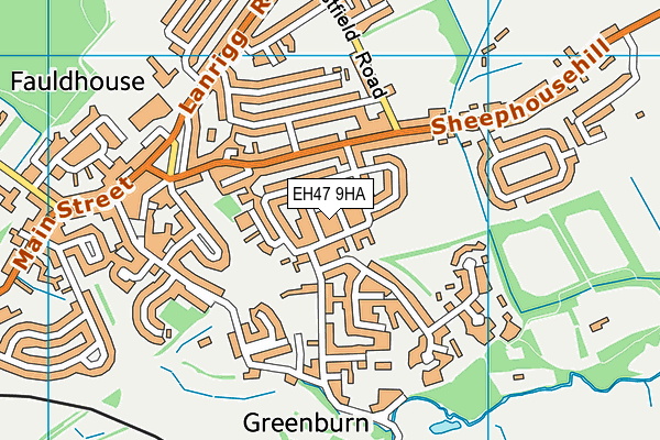 EH47 9HA map - OS VectorMap District (Ordnance Survey) EH47 9HA map - OS VectorMap District (Ordnance Survey)