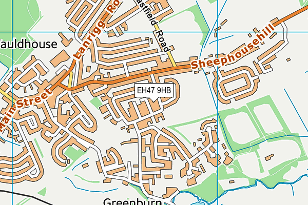 EH47 9HB map - OS VectorMap District (Ordnance Survey) EH47 9HB map - OS VectorMap District (Ordnance Survey)