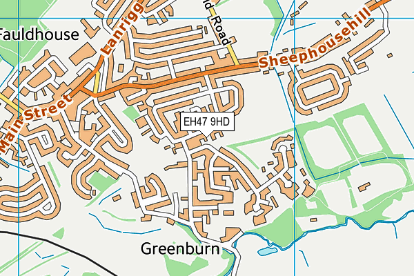 EH47 9HD map - OS VectorMap District (Ordnance Survey) EH47 9HD map - OS VectorMap District (Ordnance Survey)