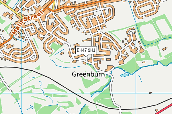EH47 9HJ map - OS VectorMap District (Ordnance Survey) EH47 9HJ map - OS VectorMap District (Ordnance Survey)
