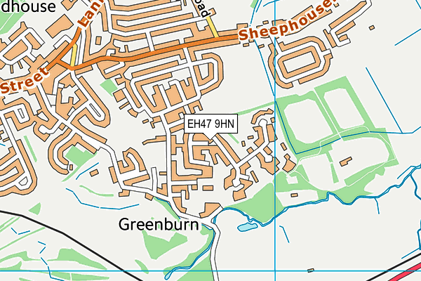 EH47 9HN map - OS VectorMap District (Ordnance Survey) EH47 9HN map - OS VectorMap District (Ordnance Survey)