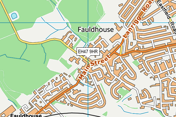 EH47 9HR map - OS VectorMap District (Ordnance Survey)
