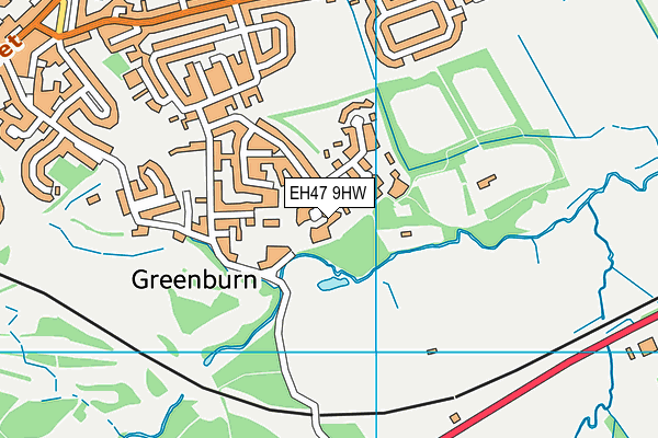 EH47 9HW map - OS VectorMap District (Ordnance Survey) EH47 9HW map - OS VectorMap District (Ordnance Survey)