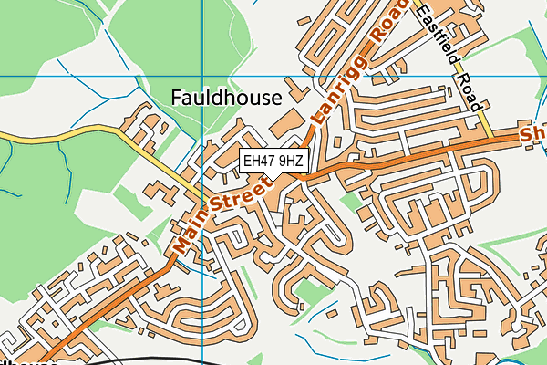 EH47 9HZ map - OS VectorMap District (Ordnance Survey) EH47 9HZ map - OS VectorMap District (Ordnance Survey)