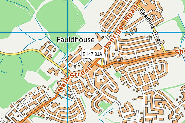 EH47 9JA map - OS VectorMap District (Ordnance Survey) EH47 9JA map - OS VectorMap District (Ordnance Survey)