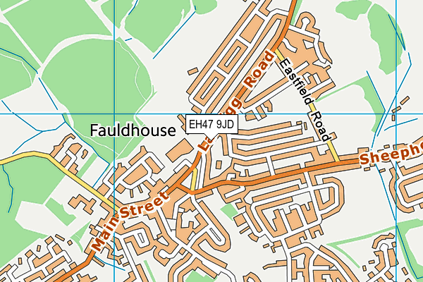 EH47 9JD map - OS VectorMap District (Ordnance Survey) EH47 9JD map - OS VectorMap District (Ordnance Survey)