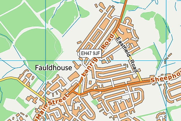 EH47 9JF map - OS VectorMap District (Ordnance Survey) EH47 9JF map - OS VectorMap District (Ordnance Survey)