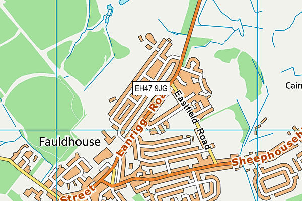 EH47 9JG map - OS VectorMap District (Ordnance Survey) EH47 9JG map - OS VectorMap District (Ordnance Survey)