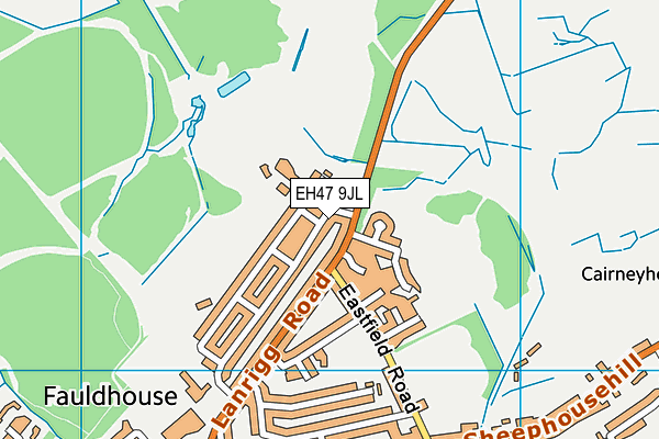 EH47 9JL map - OS VectorMap District (Ordnance Survey) EH47 9JL map - OS VectorMap District (Ordnance Survey)