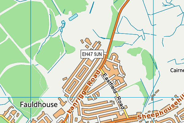 EH47 9JN map - OS VectorMap District (Ordnance Survey) EH47 9JN map - OS VectorMap District (Ordnance Survey)
