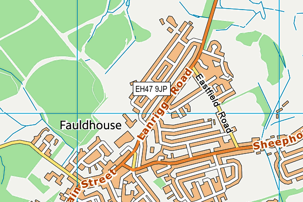 EH47 9JP map - OS VectorMap District (Ordnance Survey) EH47 9JP map - OS VectorMap District (Ordnance Survey)
