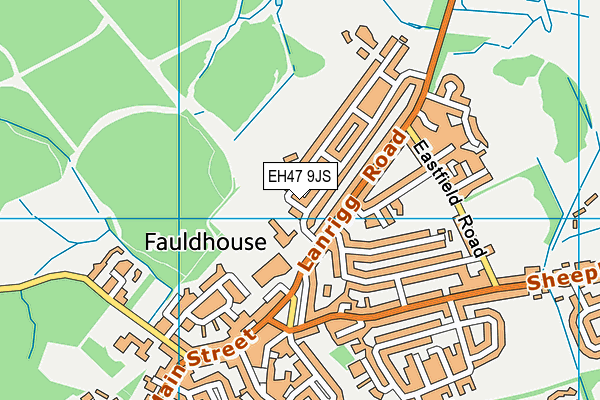 EH47 9JS map - OS VectorMap District (Ordnance Survey) EH47 9JS map - OS VectorMap District (Ordnance Survey)