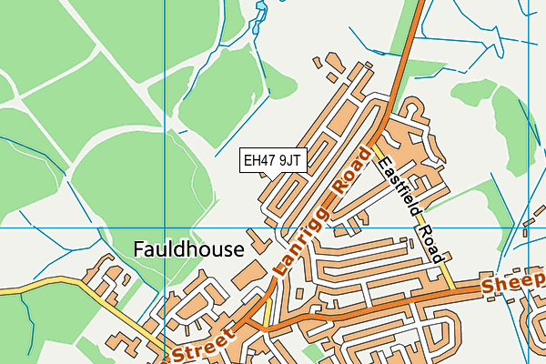 EH47 9JT map - OS VectorMap District (Ordnance Survey) EH47 9JT map - OS VectorMap District (Ordnance Survey)