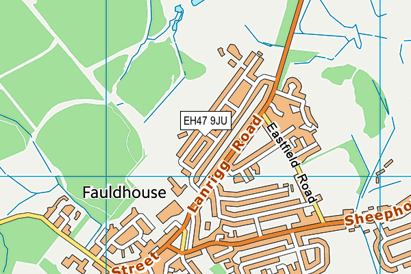 EH47 9JU map - OS VectorMap District (Ordnance Survey) EH47 9JU map - OS VectorMap District (Ordnance Survey)