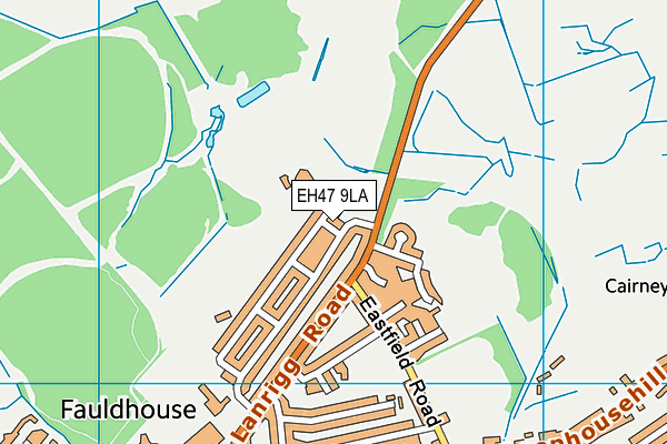 EH47 9LA map - OS VectorMap District (Ordnance Survey) EH47 9LA map - OS VectorMap District (Ordnance Survey)