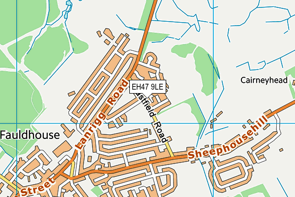 EH47 9LE map - OS VectorMap District (Ordnance Survey) EH47 9LE map - OS VectorMap District (Ordnance Survey)