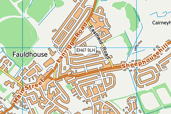 EH47 9LH map - OS VectorMap District (Ordnance Survey) EH47 9LH map - OS VectorMap District (Ordnance Survey)