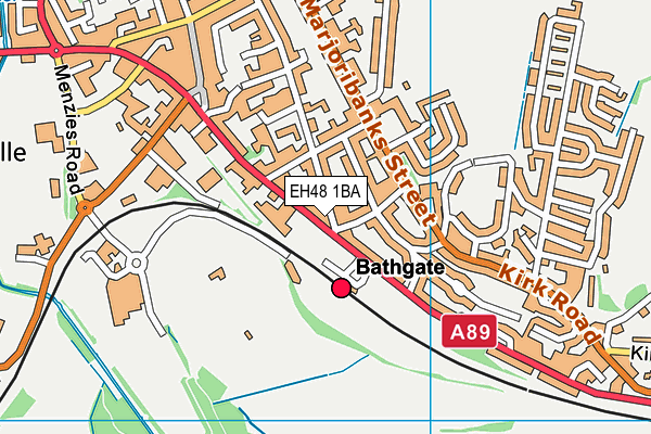 EH48 1BA map - OS VectorMap District (Ordnance Survey) EH48 1BA map - OS VectorMap District (Ordnance Survey)