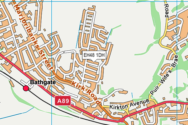 EH48 1DH map - OS VectorMap District (Ordnance Survey) EH48 1DH map - OS VectorMap District (Ordnance Survey)