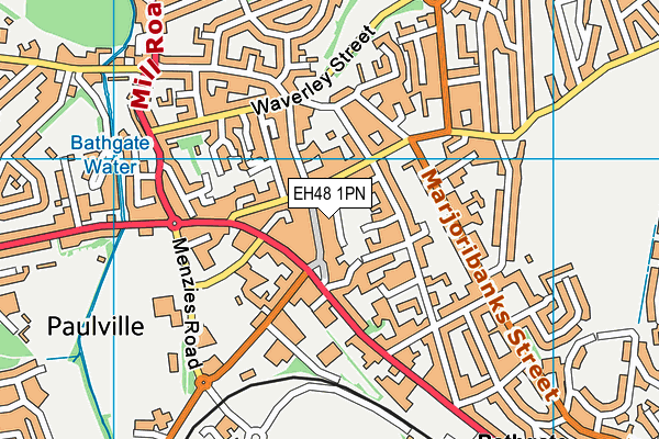 EH48 1PN map - OS VectorMap District (Ordnance Survey)